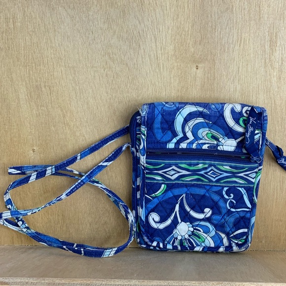 Vera Bradley Handbags - Vera Bradley "Mediterranian Blue" Cross Body Bag